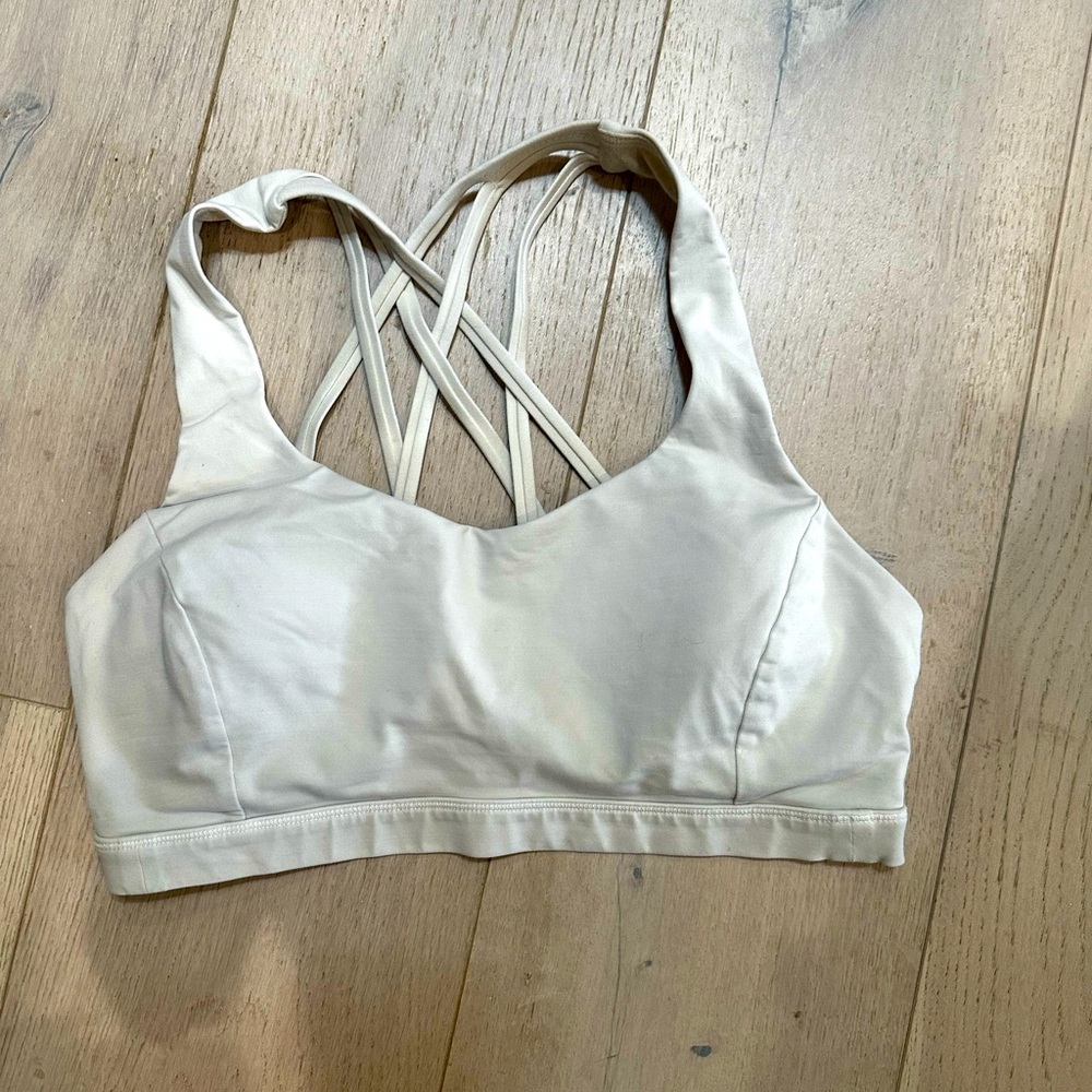 White Lululemon Sports Bra